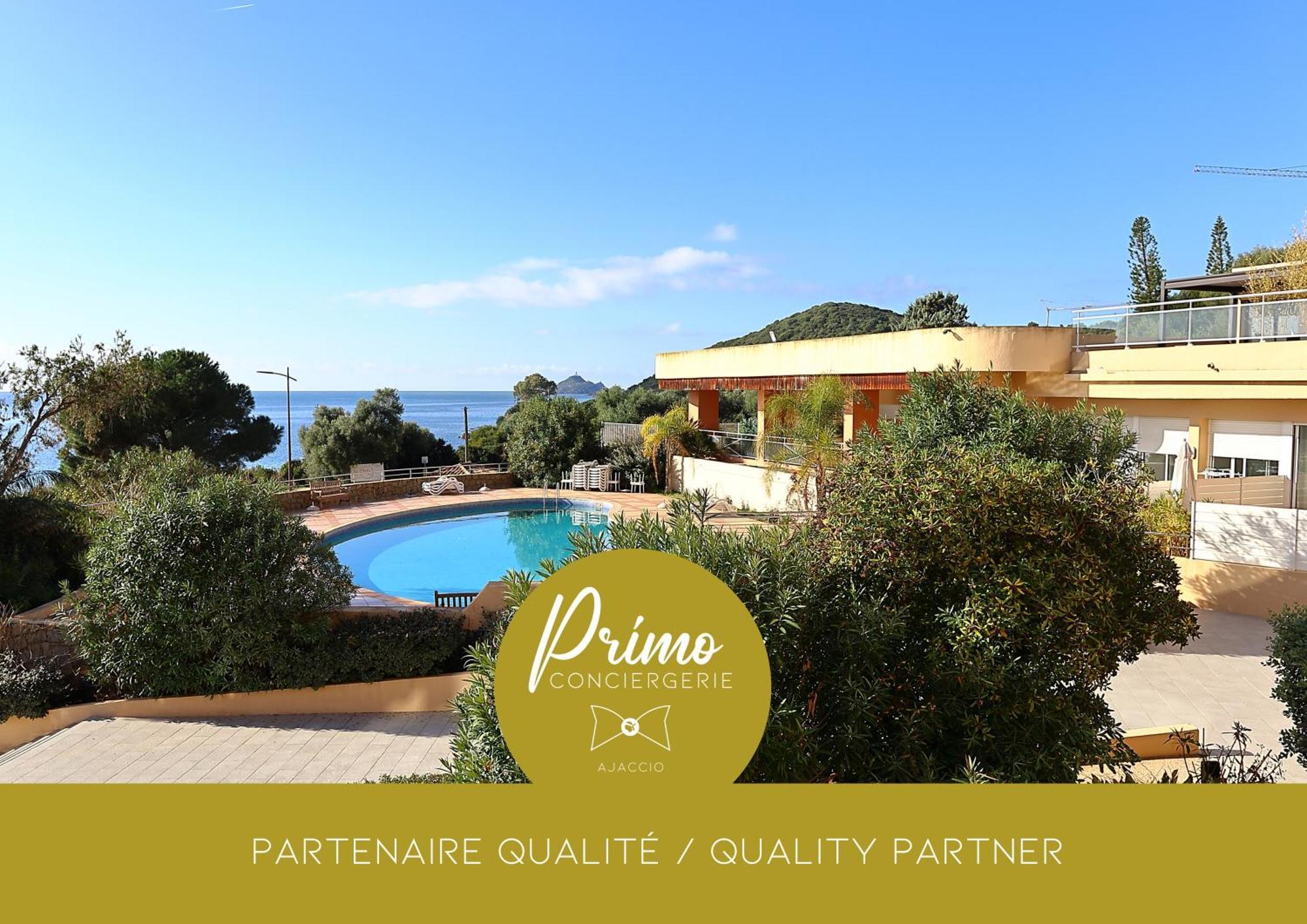Superbe T2 Vue Mer - Piscine & Plage A 100M Аячо Екстериор снимка